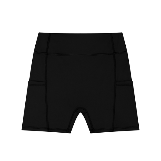 IR High-Waisted Pocket Biker Shorts