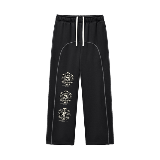IR Contrast-Stitched Fleece Sweatpants