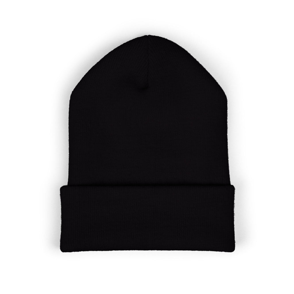 BTF Distressed Logo Beanie | Cuffed Embroidered Knit Hat