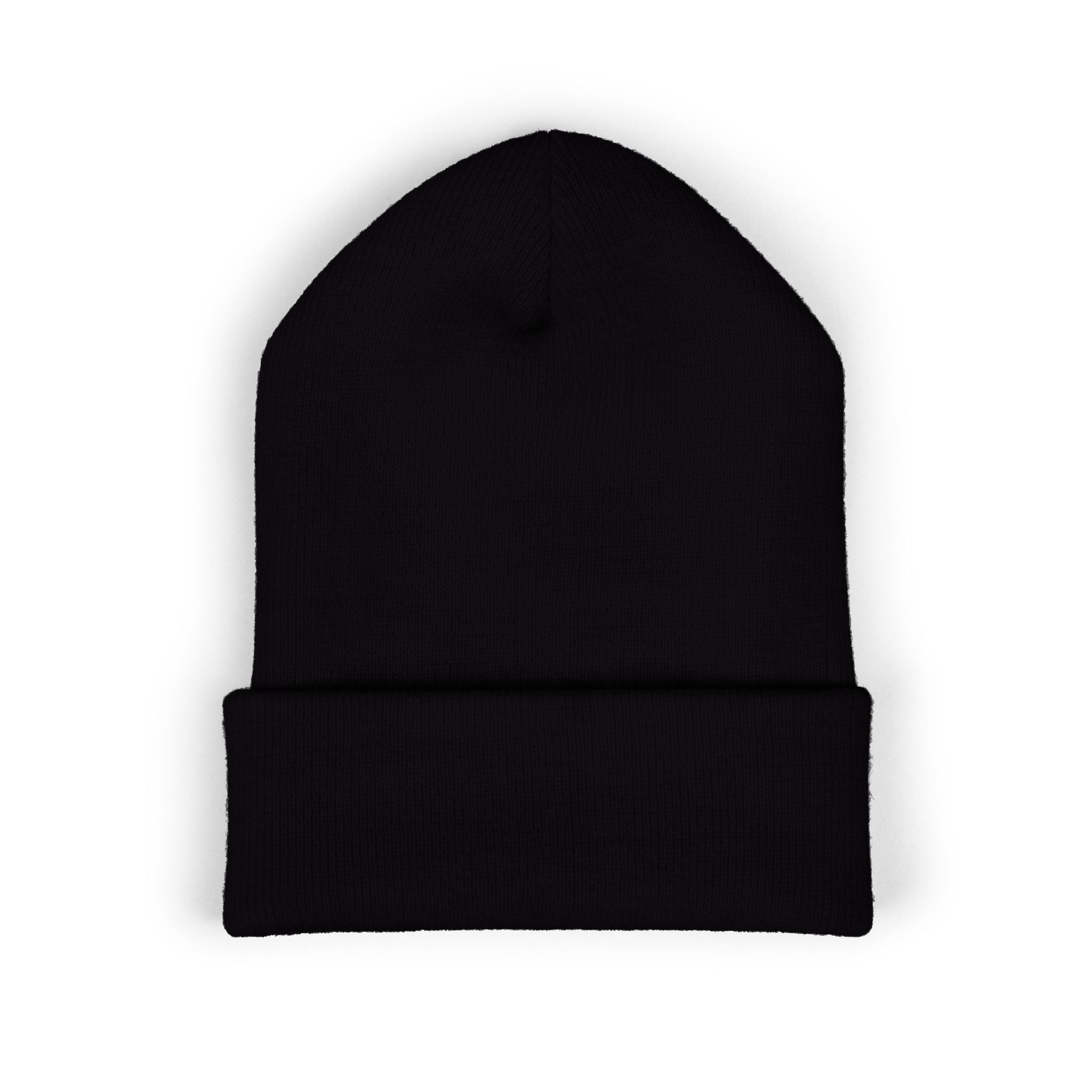 BTF Distressed Logo Beanie | Cuffed Embroidered Knit Hat