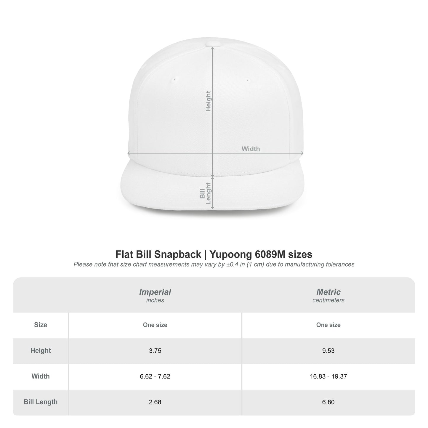 IRTF SIGNATURE FLAT BILL HAT
