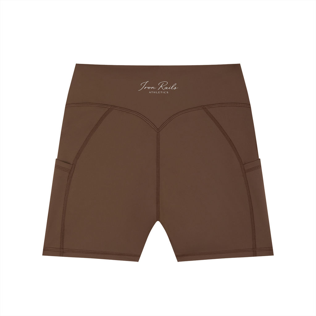 IR High-Waisted Pocket Biker Shorts