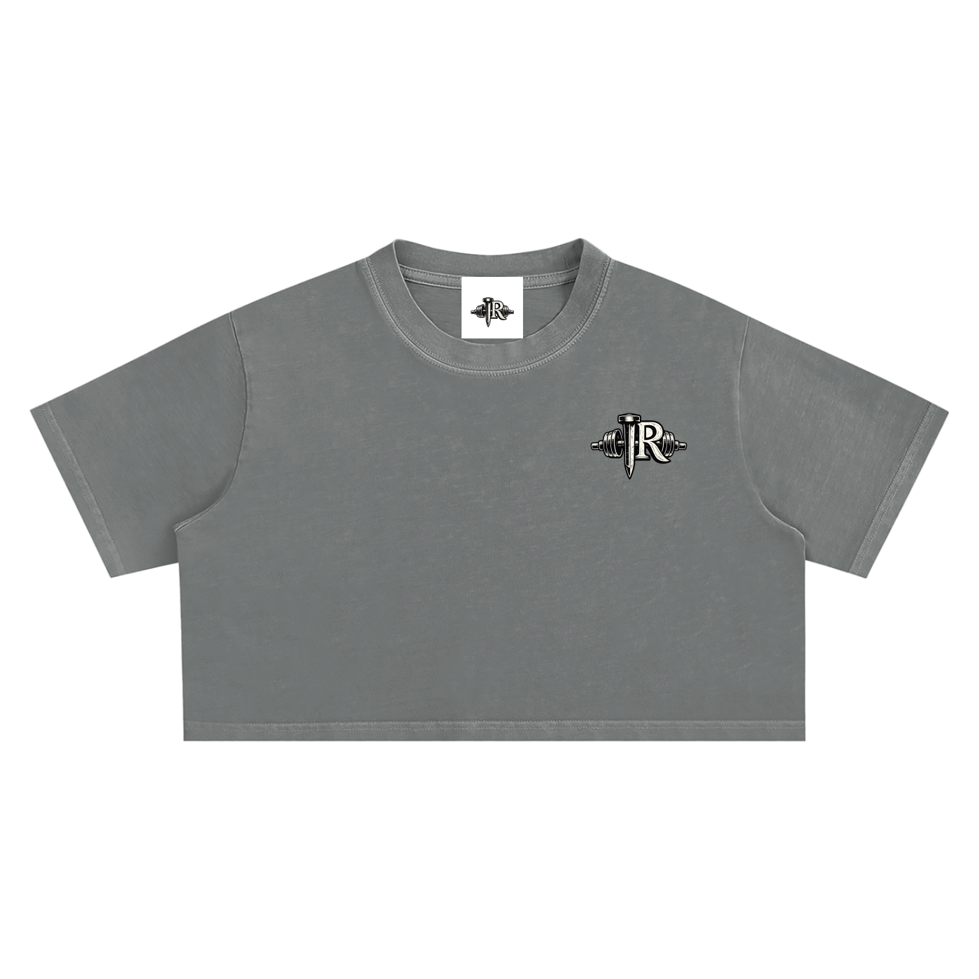 IR Snow Washed Crop Top