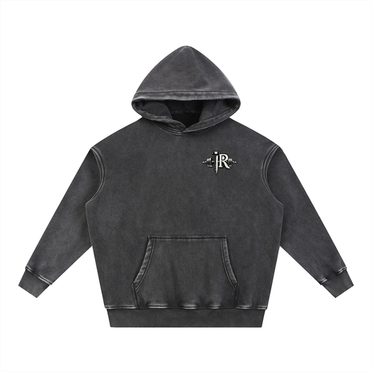 IR Snow Wash Oversize Hoodie