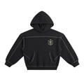 IR Contrast-Stitched Fleece Hoodie