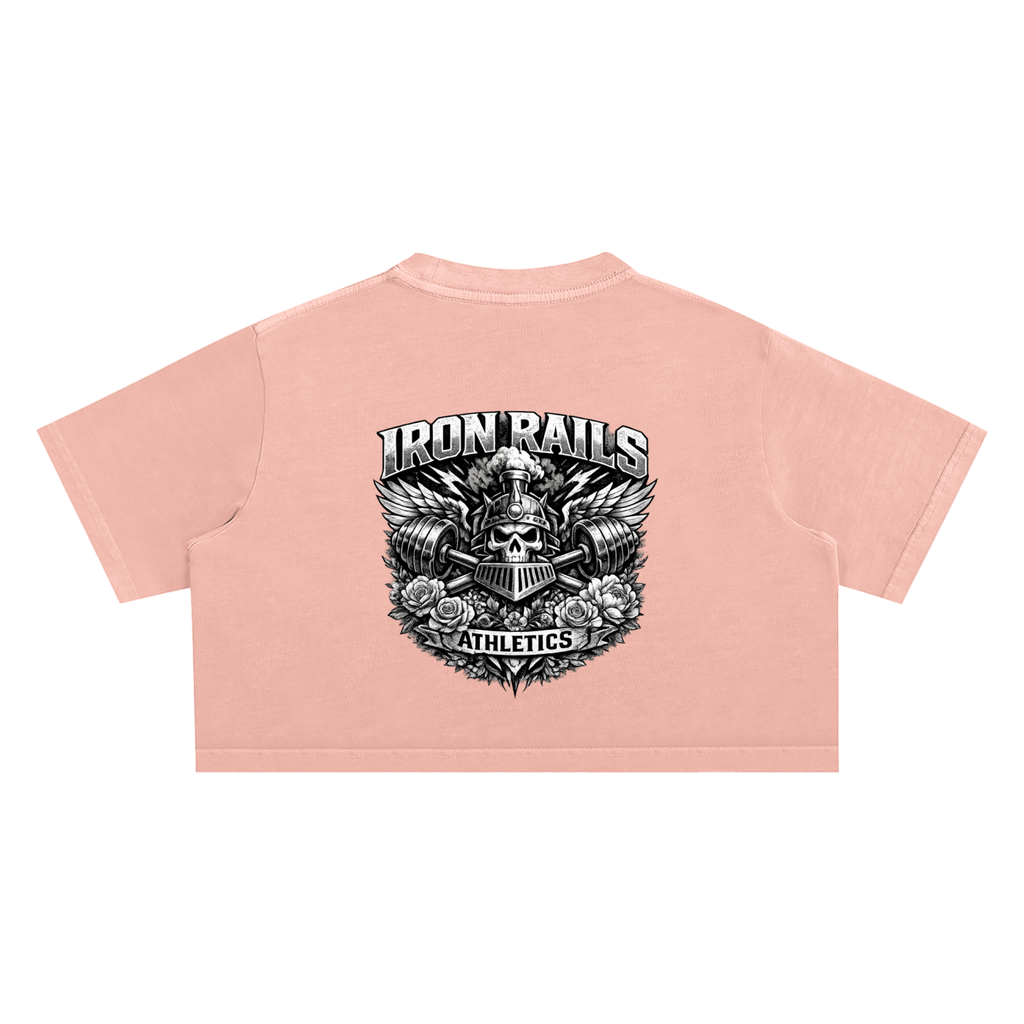 IR Snow Washed Crop Top