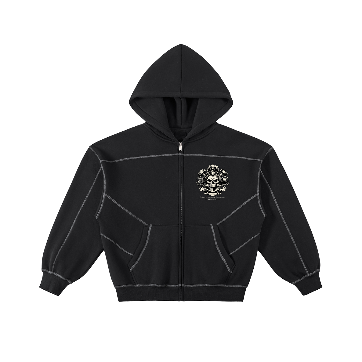 Iron Rails Athletics Fleece Zip Hoodie