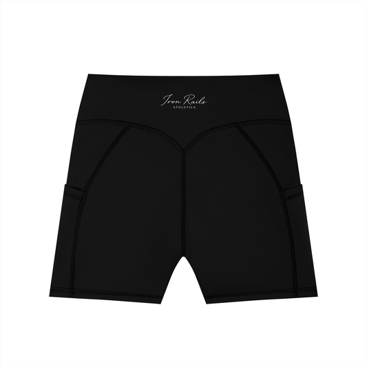 IR High-Waisted Pocket Biker Shorts