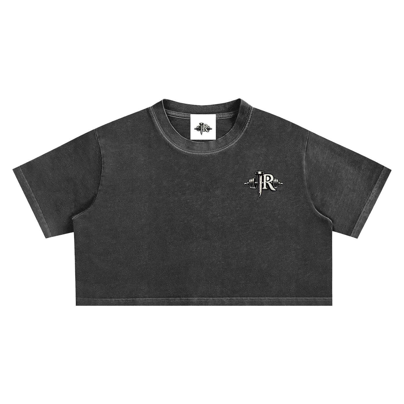IR Snow Washed Crop Top